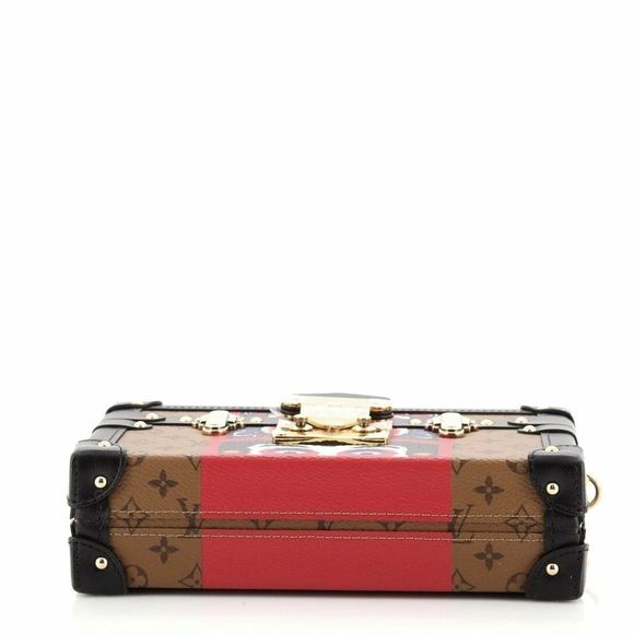 Louis Vuitton Petite Malle Kabuki Reverse Monogram Japan trunk crossbody LV bag - Picture 6 of 11